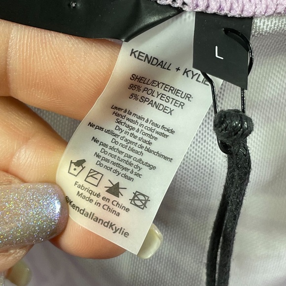 NEW Kendall & Kylie Skirt Womens Large purple animal sheer beach cover up maxi - Picture 5 of 10